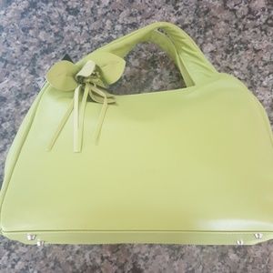 Palo masi genuine leather lime green purse new wit